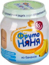 Пюре Фрутоняня банан 100 г