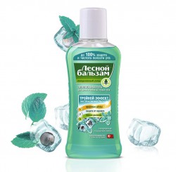 Ополаскиватель для полости рта Лесной бальзам Тройной эффект отбеливание 370 мл