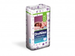 Подгузники-трусики для девочек 10 шт. Huggies драй найтс 4-7 лет 17-30 кг