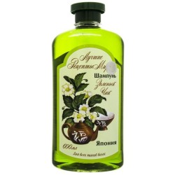 Шампунь Лучшие рецепты мира Зеленый чай для всех типов волос 600 мл