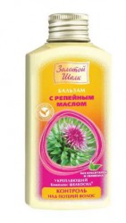 Шампунь Золотой шелк Контроль над потерей волос с репейным маслом 90 мл