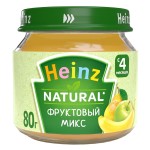 Пюре, Heinz (Хайнц) 80 г 1 шт фруктовый микс (без сахара) стекл. банка