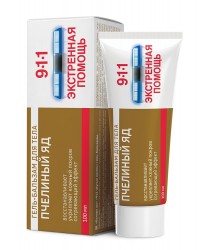 Гель-бальзам для тела 911 Экстренная помощь пчелиный яд 100 мл