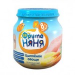 Пюре, Фрутоняня 100 г ризотто из цыпленка с овощами с 8 мес